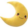 Cute Expression Moon Throw Pillow Plush Toy Doll Home Sofa Pillow Cushion Child Soothing Doll