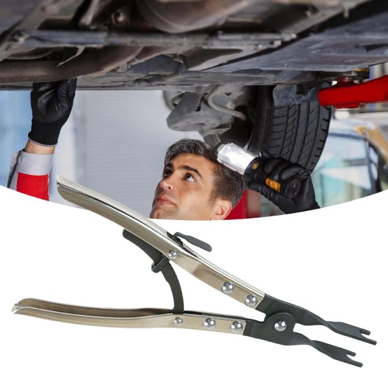 Exhausts Pipe Clamp Pliers Exhausts Pipe Clamp Removing Plier Metal Heavy Duty Replacement for 2.0T B8 B9 2009‑2017