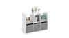 Loni White Bookcase 2x3