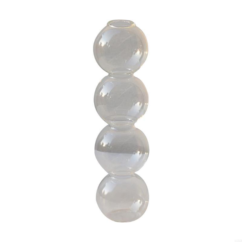62KD Living Room Decoration Terrarium Flower Vase Bubble Spherical Hydroponic Vase Ornament Used As a Housewarming Gift