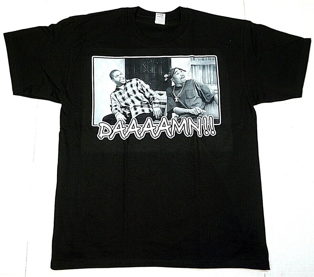 

Tupac Shakur T-shirt Ice Cube 2Pac FRIDAY Movie Parody Men s MEDIUM Tee New Unisex T-Shirt XL