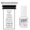 Nail Art Gel Set: Removable Base, Strengthening Gel, Matte Top Coat, No-Wipe Adhesive Gel Polish