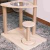 Cat Tree Scratching Post: Climbing Frame, Bed, and Toy Platform for Large Cats