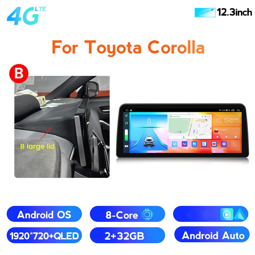 

Navigation all-in-one machine-new Corolla 2+32-12.3 inch B