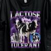 Retro Lactose Tolerant Funny 90s Shirt,Oversized Distressed Tee,Vintage Silly Animal Quote T-Shirt,Funny Teenagers Gift,Shirts That Go Hard