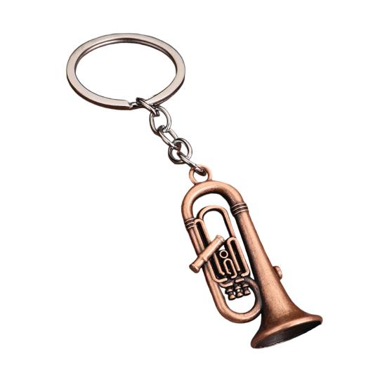 Musician Keychain Pendant Decorative 3D Design Bag Hanging Pendant Miniature Instrument Shape Key Holder Bag