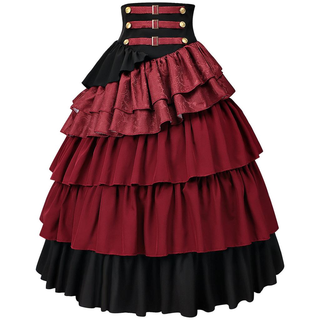 Women's Costume Dress with High Waist for Halloween