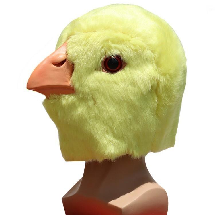 Chick Character Animal Latex Mask For Halloween Events And Costume Creative