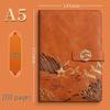 A5 Chinese Style Leather Business Notebook Gift Set