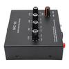 Microphone Preamp Mic Gain Booster 48V Power Supply Mic Pre Amp for Dynamic Condenser XLR 3.5mm 6.35mm Inputs Outputs