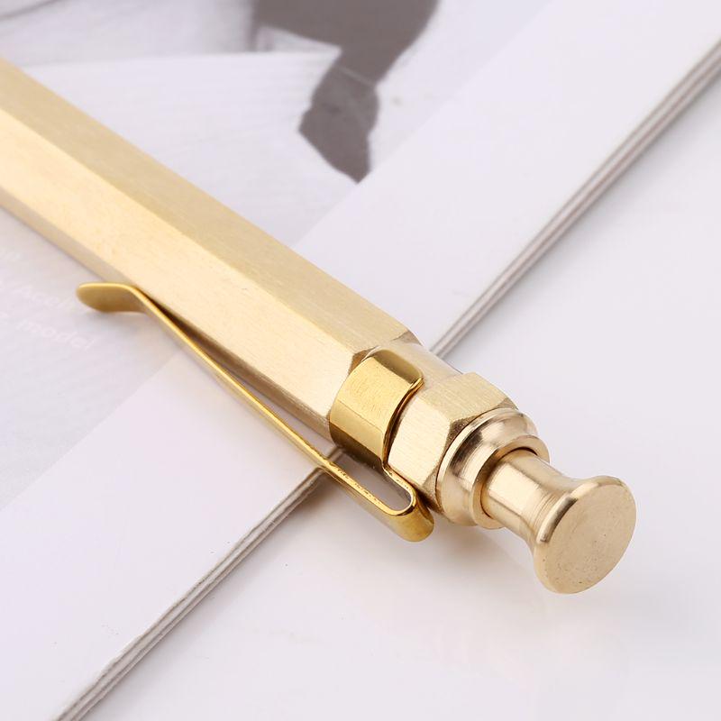 Pix durabil Hexagon Press Metal Business Penit 0,5 mm Rechizite școlare de birou