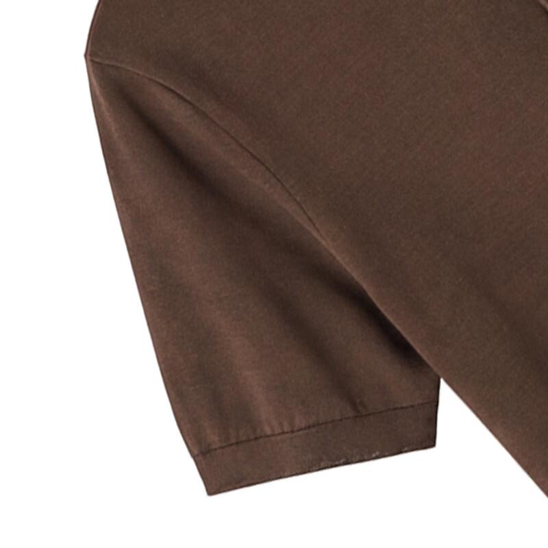 JOW Men's Fine Spun Machine Washable 100% Wool Short Sleeve Polo Shirt