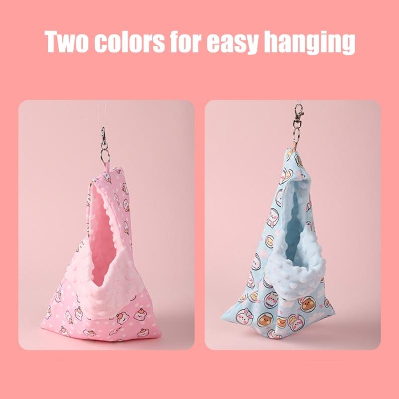 Hamster Rodents Hideaway Toy Gerbil Bed Hideouts Pet Hanging Cave for Ferrets Hamster Toy Guinea Pigs Toy