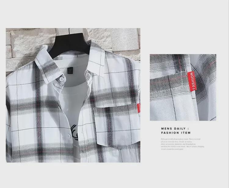 2024 Men's Plaid Velvet Warm Long Sleeve Shirt - Autumn/Winter Collection