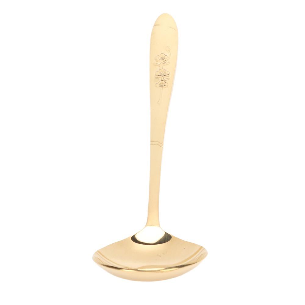 Mirror Polish Soup Spoon Brass Table Spoon Soup Spoons Dinner Spoon For Home