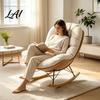 All Weather Outdoor Cushion Egg Chair with Back Support Hanging Swing Pad Comfortable Ties Waterproof Seat for Chairs Soft Lumbar Support Pillow