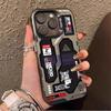 Creative Hacker Mecha Phone Case for iPhone 17 Air 16 15 14 11 Pro 13 12 Mini XR 8 7 Matte Laser Bumper Shockproof Hard Cover