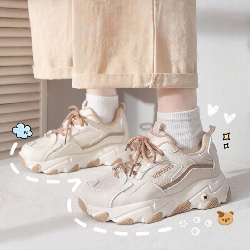 Fashion 2024 Vintage Platform Sneakers Autumn Women Sneakers Students Daily Wear Casual Style Vulcanize Shoes Female