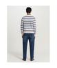 Binpolmen Multi-Stripe Collar Neck Knit Beige