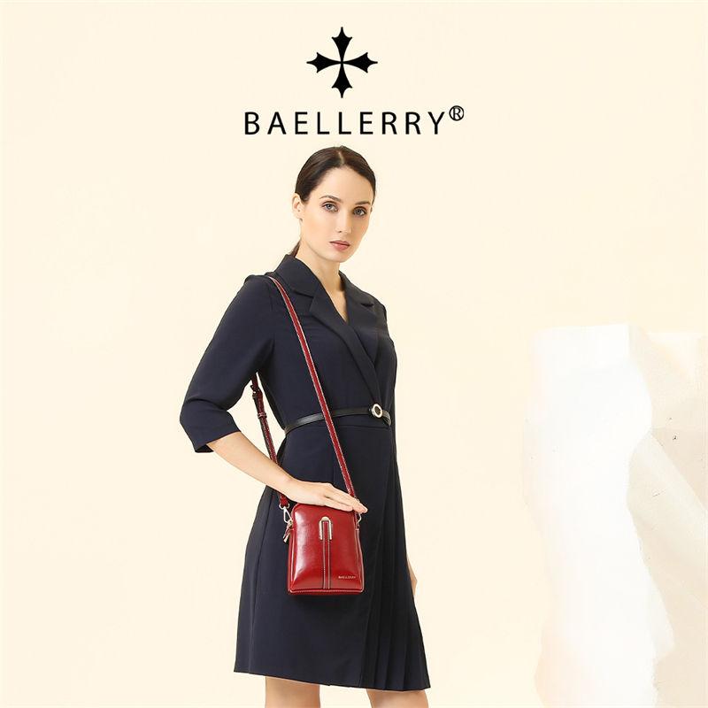 Baellerry Fashion Shoulder Bags for Women Casual PU Leather Messenger Crossbody Bag Ladies Purse