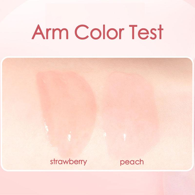 1 Pcs Portable Crystal Jelly Lip Oil Cute Moisturizing&Desalinating Lip Line Lipstick Big Brush Shining Liquid Lipstick ZH
