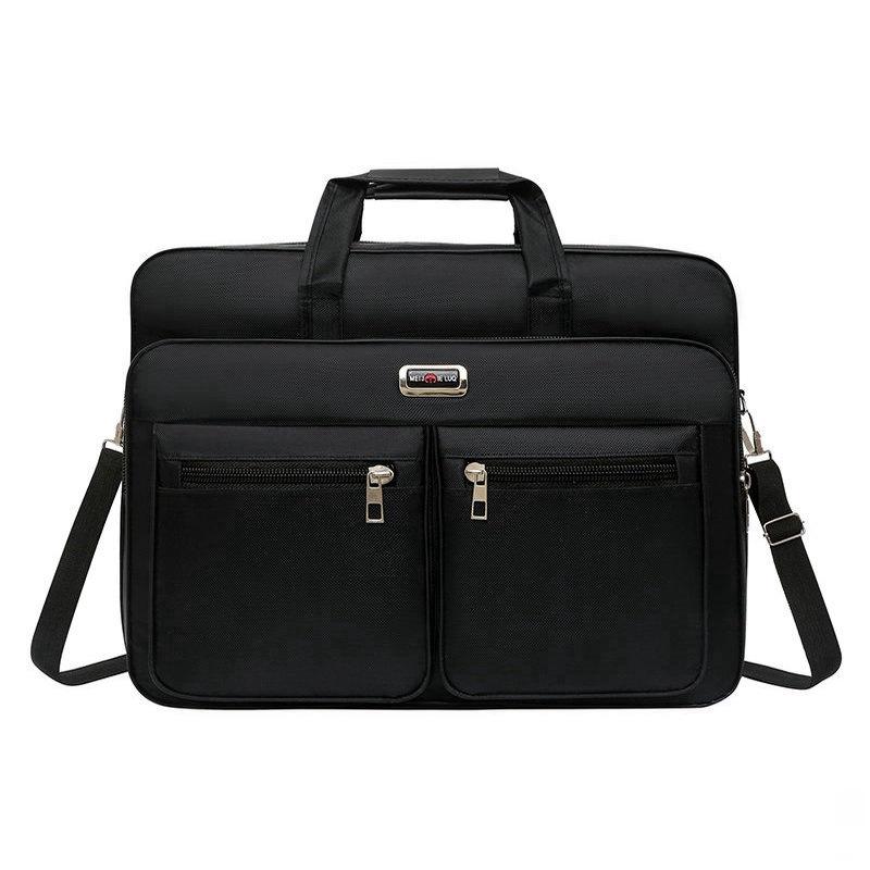 Men's 20" Oversized Waterproof Oxford Messenger Bag - Durable Business & Travel Briefcase