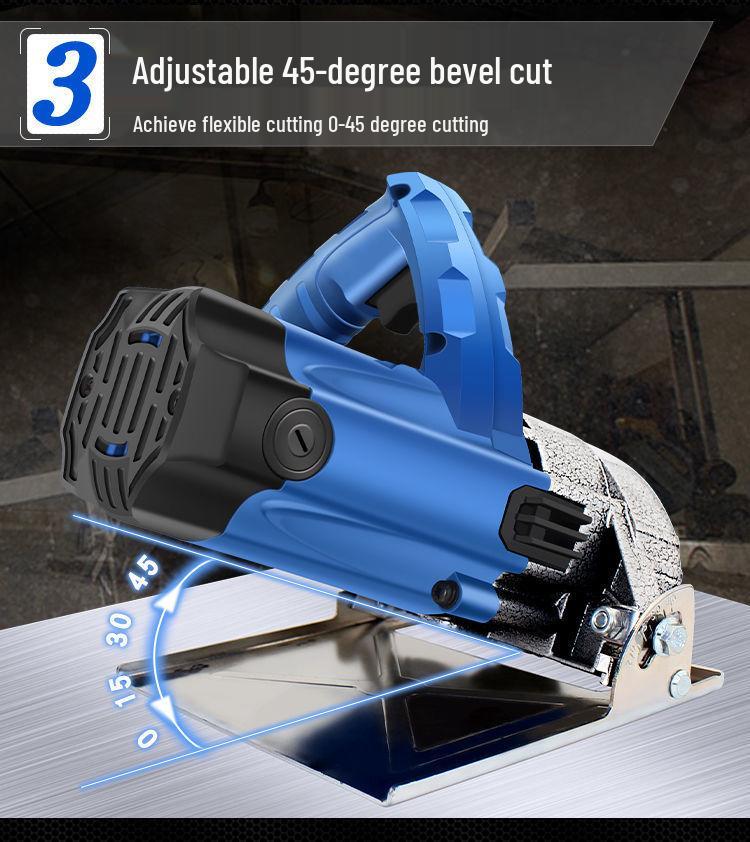 Multifunctional High-Power Electric Cutting and Slotting Machine for Steel, Wood, Marble, Tile, and More