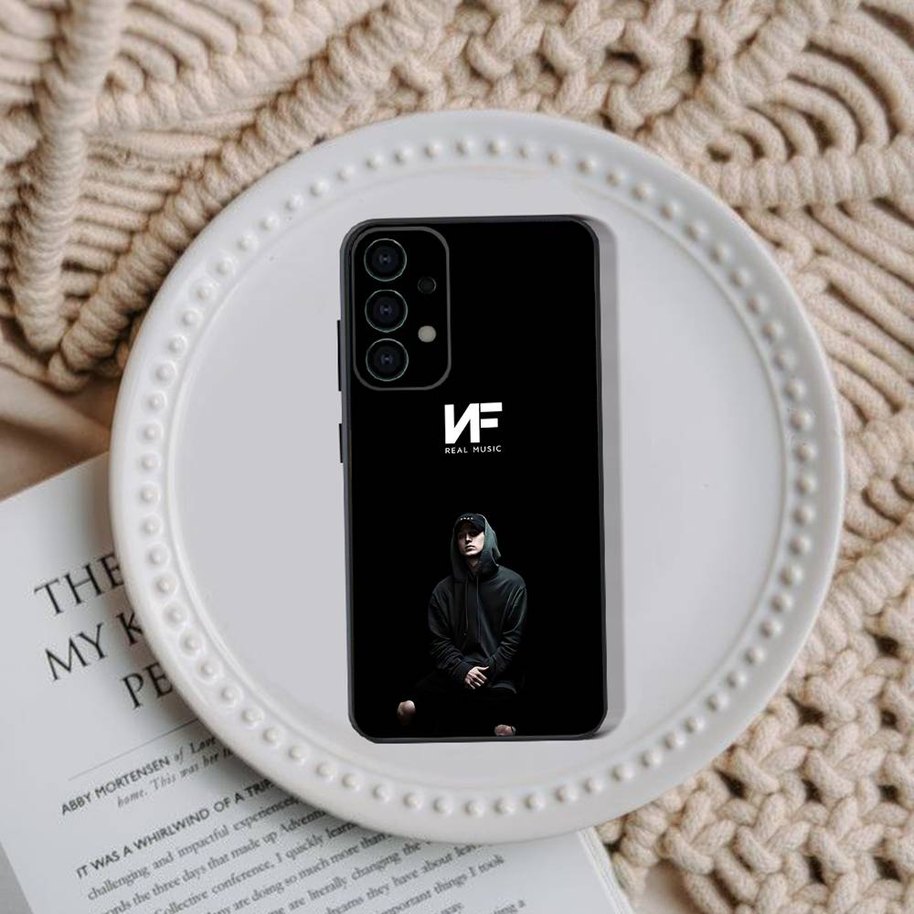 NF Rapper Phone Case For Samsung Galaxy A73,31,32,72,41,53,52,71,22,5G,Note,J7,8,9 Soft Black Cover SamsungA52