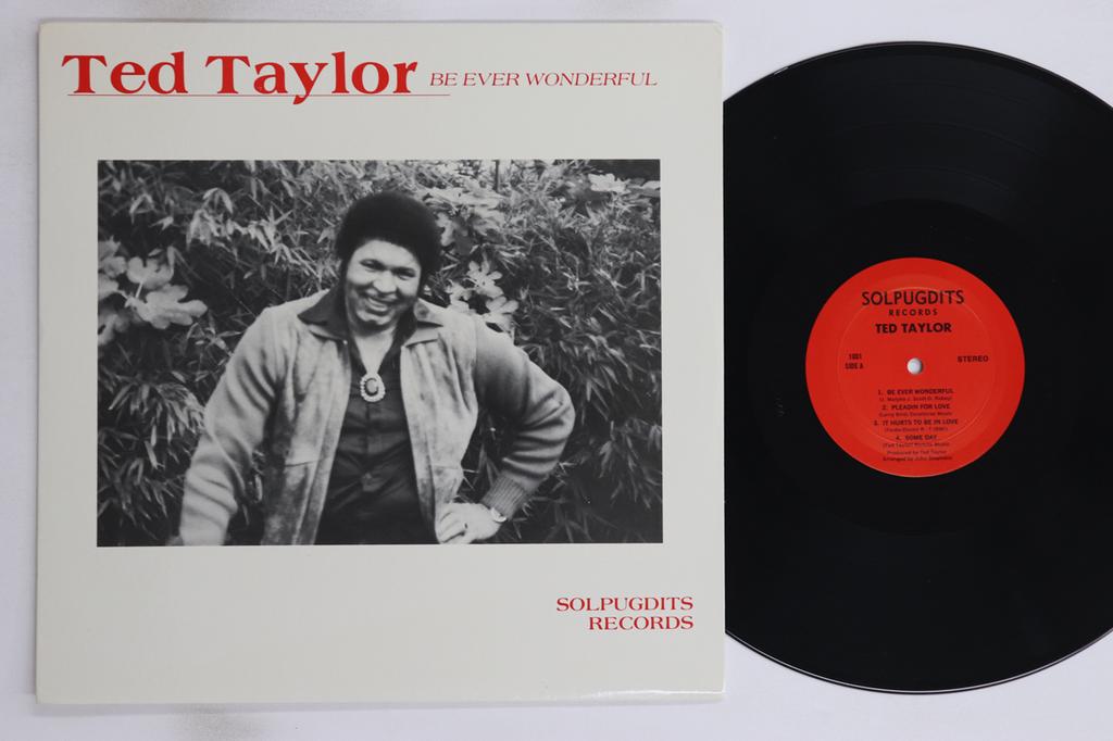 LP Record TED TAYLOR - Be Ever Wonderful 1001 SOLPUGDITS 1984 US Soul/Funk Used