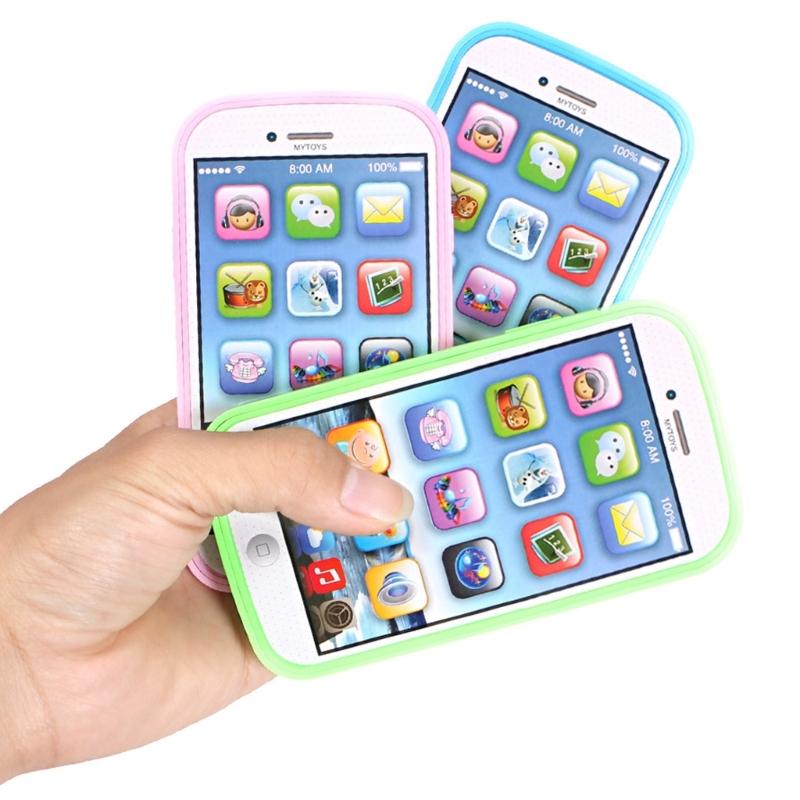 Toddler Learning Toy Phone Baby Mobile with English Words and Music for Kids Ages 1 to 3 Years Old