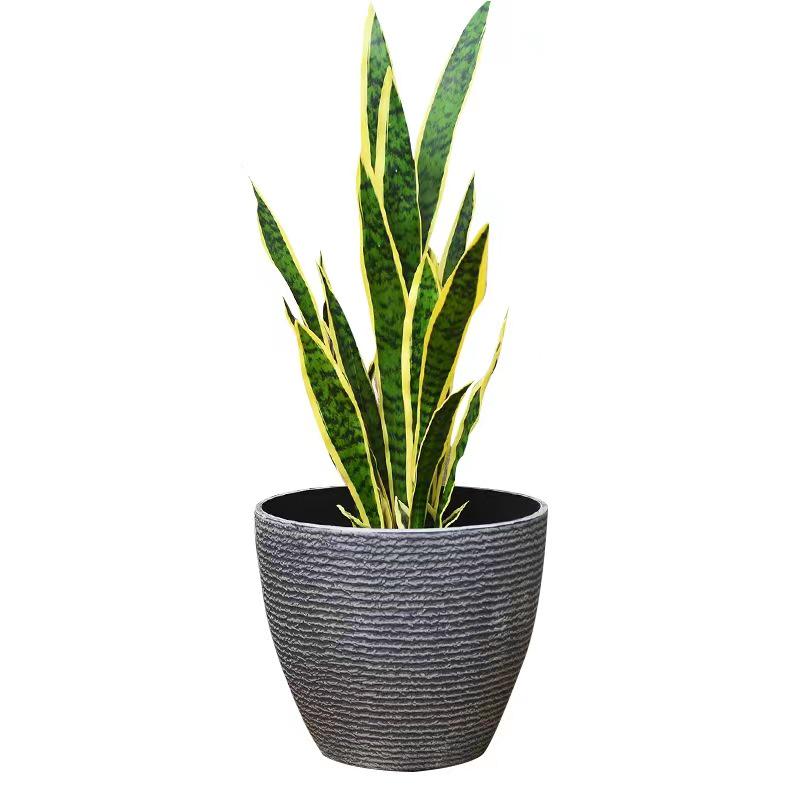 Extra-Large Thickened Plastic Flower Pot for Indoor Trees