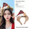 2024 Christmas Duffy Bear Headband Hat with Plush Hair Tie