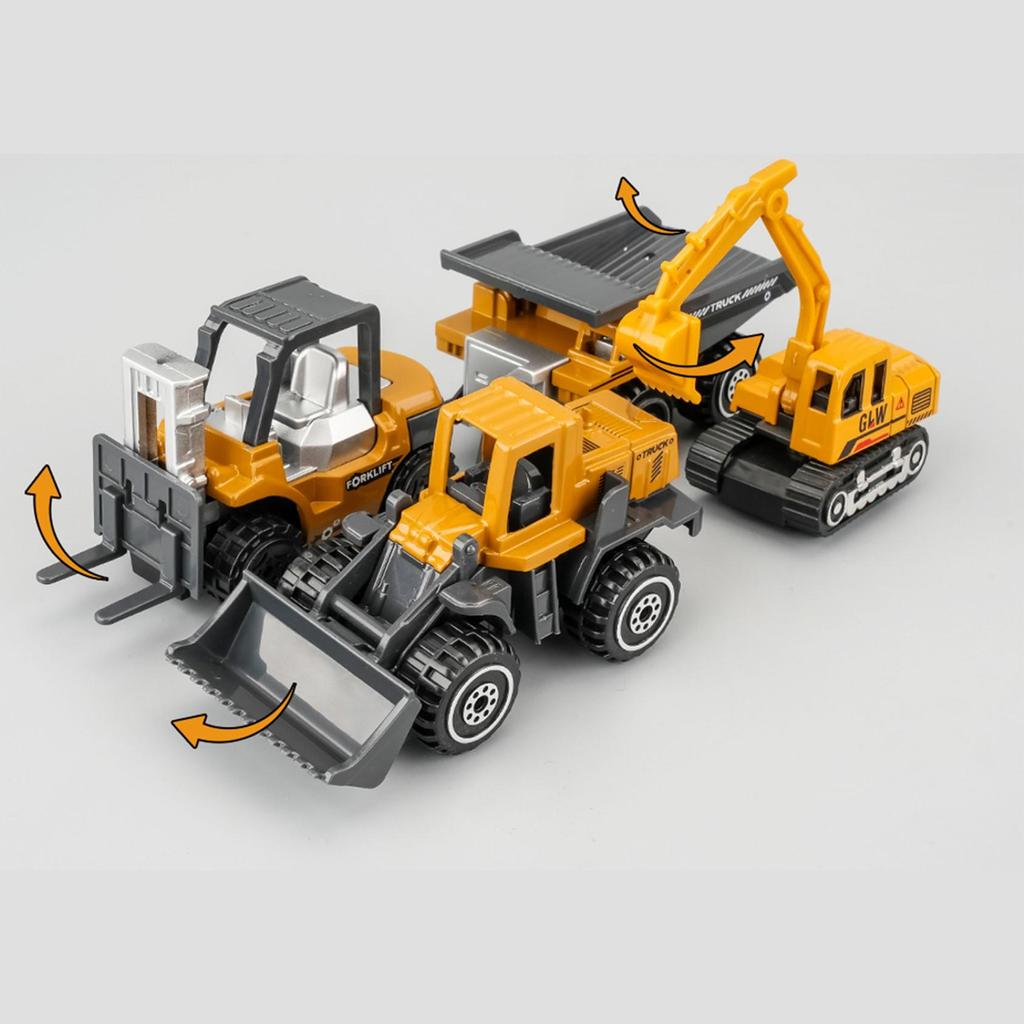 XL Inertial Crane Scene Set with Small Vehicle & Story Music