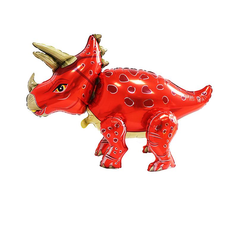 Baloane cu Folie de Aluminiu cu Heliu, cu Dinozauri 3D, Pentru La Mulți Ani, Jucării Anime, Cadouri Pentru Copii, Accesorii Petrecere