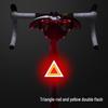 Feu arrière LED triangulaire pour vélo iosn