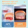 1000/1500ml Silicone Fresh-keeping Bag with Pinch Lock Closure Food-Safe Silicone Dishwasher Microwave