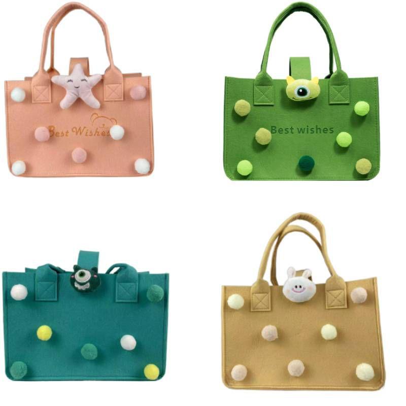 Trendy Felt Tote Bag Perfect For Fashionable Shopping And Gifting