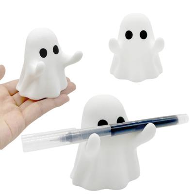 Halloween Geister Stifthalter 3D gedruckt Cartoon Weißer Geist Schreibwaren Bleistiftständer