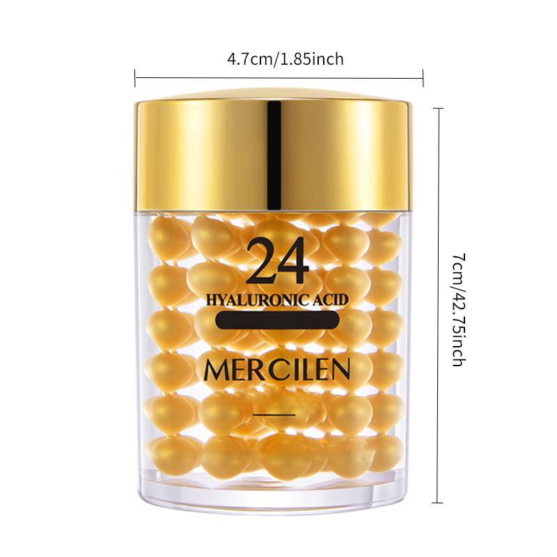 MERCILEN 24K Gold Hyaluronic Acid Eye Cream 60g Diminishes Eye Lines Lifts and Firms Eyes Anti-Wrinkle Care Eye Cream