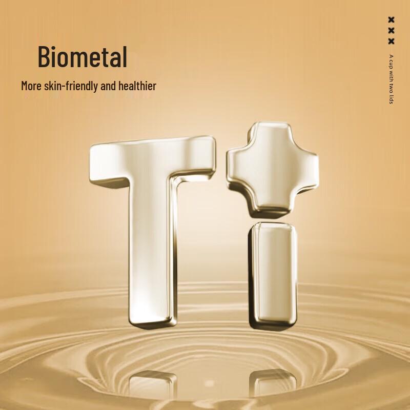 Bouteille d'eau isotherme pour enfants XIMX en titane pur avec paille