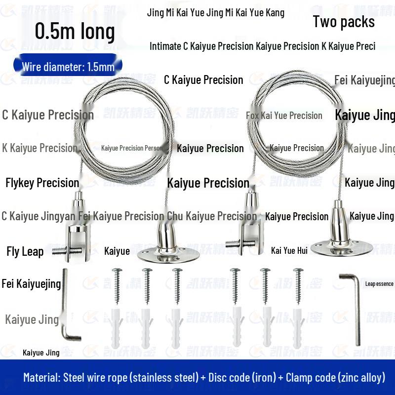 Adjustable Stainless Steel Photo Frame Hanging Wire for Billboards
