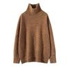 Cozy Cashmere Turtleneck Sweater: Soft, Thick Knit for Autumn & Winter
