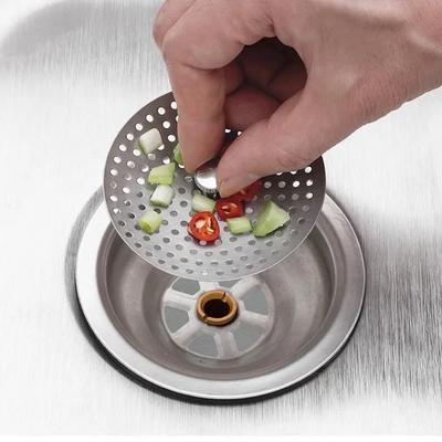 Stainless Steel Kitchen Sink Filter Mesh Drain Hole Trap Water Basin Strainer Bathroom Accessories Hair Catcher Waste Screen