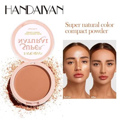8 colori Cipria in polvere libera Controllo dell'olio Cipria minerale impermeabile Cosmetici Cipria per trucco a lunga durata Cipria compatta