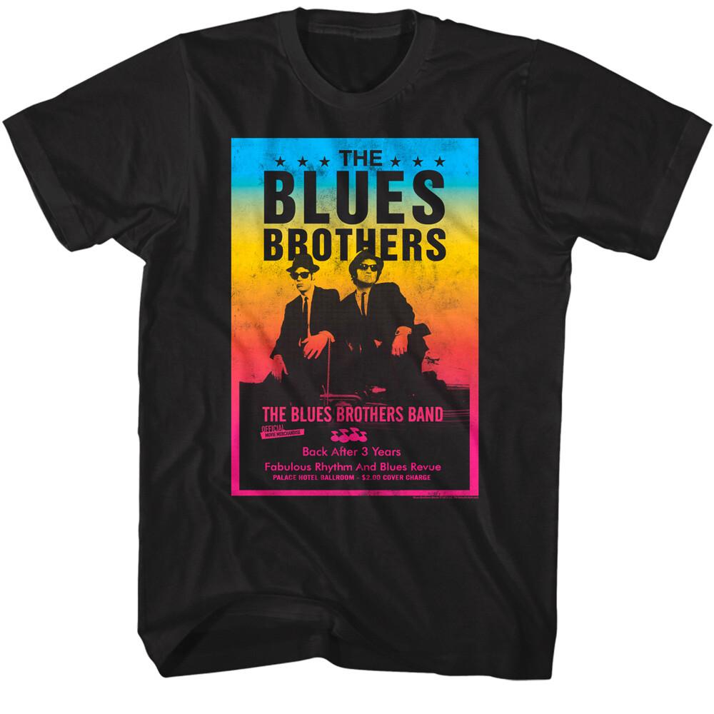 Blues Brothers Band Gig Poster Men T Shirt Music Revue Jake Elwood S