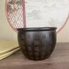 "Hundred Blessings" Rice Jar, Auspicious and Prosperous Solid Brass Home Living Room Tabletop Ornament Decorative Craft Co