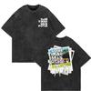 Bad Bunny Debí Tirar Más Fotos World Tour 2025 2026 T Shirt women DTMF Funny Frog Oversize 100% Cotton Apricot Vintage Washed Tees
