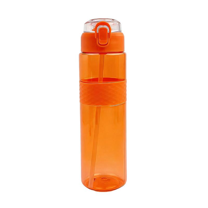 Water bottle fitness sports water cup large capacity outdoor portable handle drop-proof plastic cup high value leak-proof sports accompanying cup