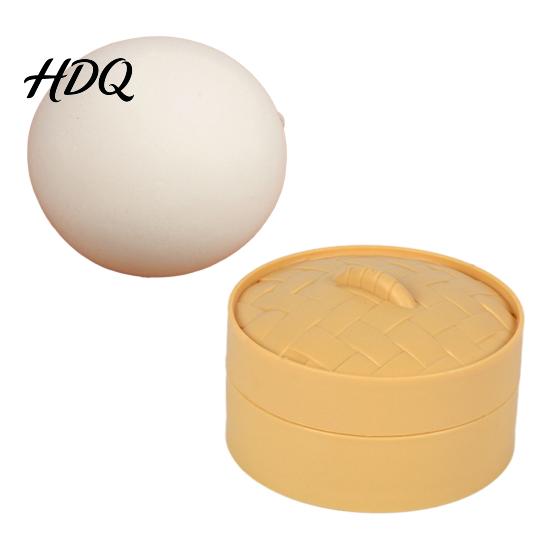 Palm-sized Stress Reliever Chinese Food Squeeze Toy Slow-Rising TPR Steamed Bun Dumpling Roll Fidget