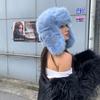 Cappello invernale da donna in peluche effetto visone, stile coreano Ins, con paraorecchie, Cappelli Bomber, Moda Caldo Morbido Finta Pelliccia, Berretti da Sci